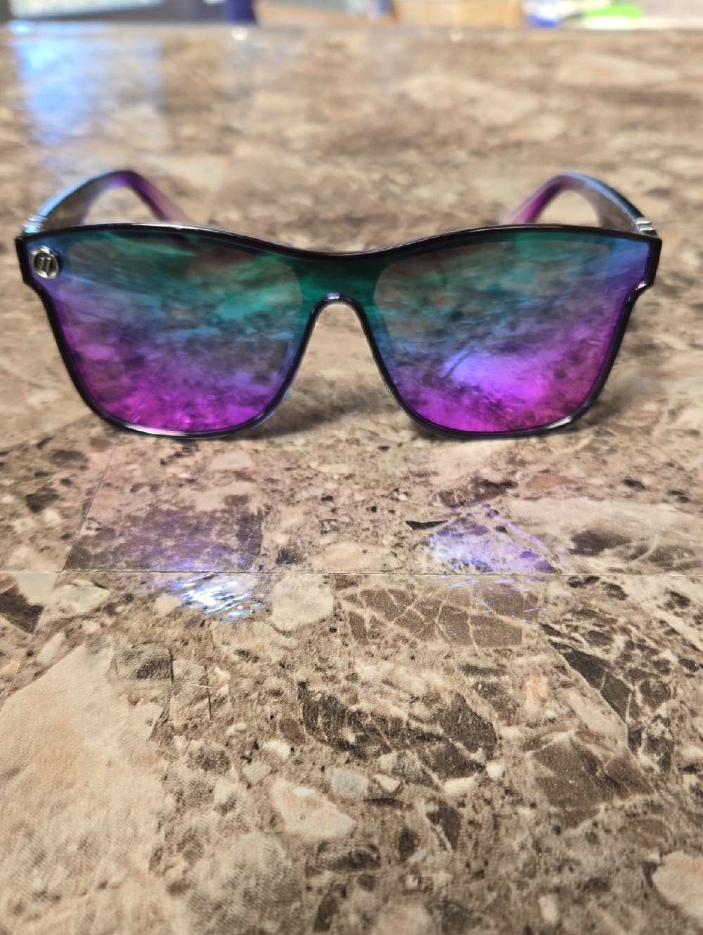 Blenders Black Forest Purple-Green Mirrored Sunglasses